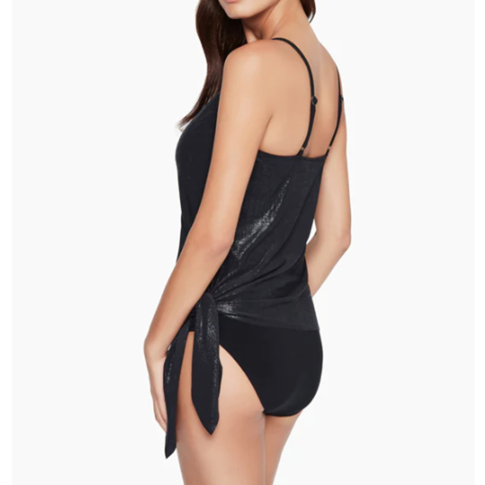 MagicSuit Indiglow Alex Tankini | Womens Sz 8 | Black Shimmer NWT $128 - Picture 5 of 6